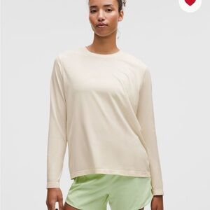 NWT | Lululemon Swiftly Relaxed Long Sleeve | Light Ivory LTIV | size 6